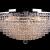 Ceiling lamp Livia 8 lights chrome crystal - 60cm
