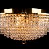 Ceiling lamp Livia 8 lights gold crystal - 60cm