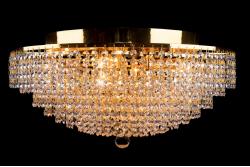 Ceiling lamp Livia 8 lights gold crystal - 60cm Ceiling lamp Livia 8 lights gold crystal - 60cm