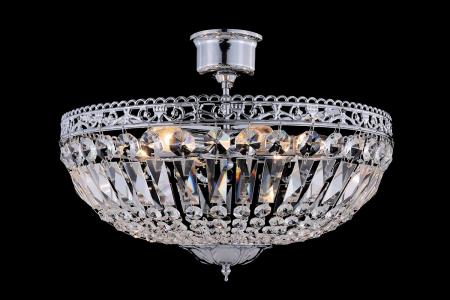 Ceiling light Ruby 6 light 47 cm chrome - Ceiling lights