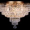 Ceiling lamp Salle 4 lights bronze crystal - 40cm