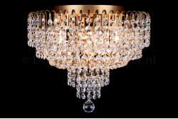 Ceiling lamp Salle 4 lights bronze crystal - 40cm Ceiling lamp Salle 4 lights bronze crystal - 40cm