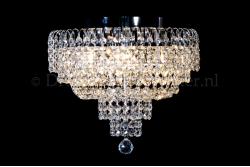 Ceiling lamp Salle 4 lights chrome crystal - 40cm Ceiling lamp Salle 4 lights chrome crystal - 40cm