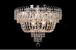 Ceiling lamp Salle 6 light chrome crystal - 50cm/19.7 Inch Ceiling lamp Salle 6 light chrome crystal - 50cm/19.7 Inch