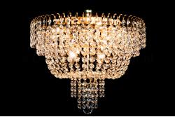 Ceiling lamp Salle 6 light gold crystal - 50cm/19.7 Inch Ceiling lamp Salle 6 light gold crystal - 50cm/19.7 Inch