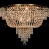 Ceiling lamp Salle 8 lights bronze crystal - 60cm