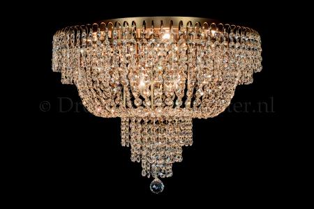 Ceiling lamp Salle 8 lights bronze crystal - 60cm - Salle