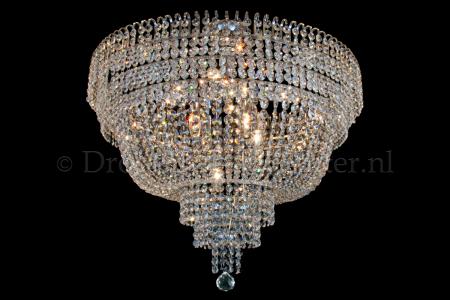 Ceiling lamp Salle 9 lights chrome crystal - Salle