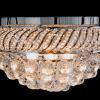 Ceiling lamp Pallanda 6 lights chrome crystal - 40cm