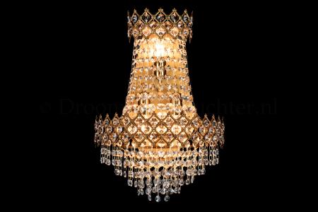 Crystal Wall light Amy 3 light (crystal/bronze) - 11.8 Inch - Wall lights