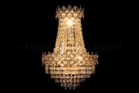 Crystal Wall light Amy 3 light (crystal/gold) - 11.8 Inch - Wall lights