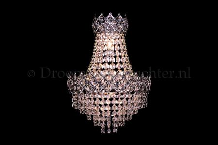 Crystal Wall light Amy 3 light (crystal/chrome) - Wall lights