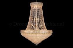 Empire Chandelier Amy 24 light (Crystal/Gold) - Ø39 Inch Empire Chandelier Amy 24 light (Crystal/Gold) - Ø39 Inch
