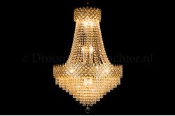 Chandelier Amy 10 light (Crystal/Gold) - Ø23.6 Inch Chandelier Amy 10 light (Crystal/Gold) - Ø23.6 Inch