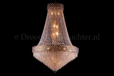 Chandelier Amy 15 lights (Crystal/Bronze) - Ø80cm / 31.5 Inch - Crystal chandeliers