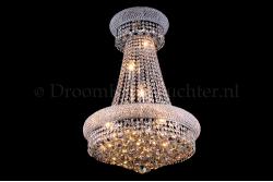Empire chandelier Gilyana 12 lights (crystal/chrome) - Ø60cm Empire chandelier Gilyana 12 lights (crystal/chrome) - Ø60cm