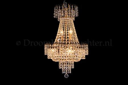 Empire chandelier crystal bronze 40cm / 15.7 Inch - Salle - Salle