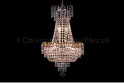 Empire chandelier crystal gold 40cm / 15.7 Inch - Salle Empire chandelier crystal gold 40cm / 15.7 Inch - Salle