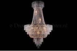 Empire chandelier crystal 23.6 Inch silver - Salle Empire chandelier crystal 23.6 Inch silver - Salle