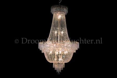 Empire chandelier 19 lights crystal 31.5 inch (80cm) gold - Salle - Salle