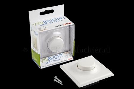 LED Dimmer Viribright - 2 weg dimmer (wit inbouw) - Leuchtmittel