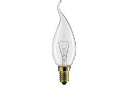 Candle light bulb clear tip 40W (Deco)