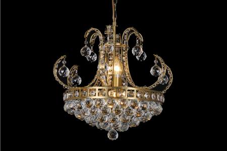 Crystal Chandelier Sara 6 light (bronze) - Crystal chandeliers