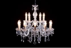 Chandelier Maria Theresa in chrome 15 lights - Ø60cm