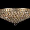 Ceiling lamp Amanda 12 lights gold crystal