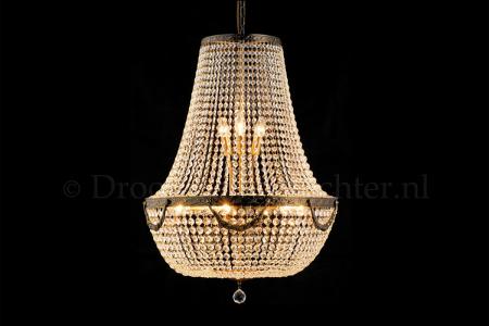 Empire chandelier Firmeno 12 light 60 cm crystal bronze - Crystal chandeliers