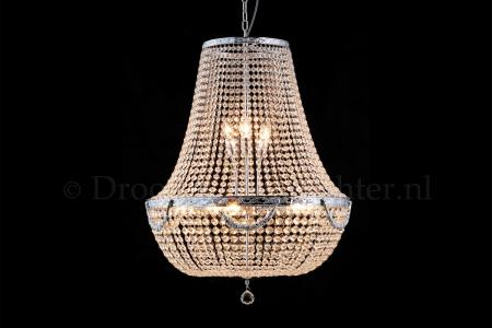 Empire chandelier Firmeno 12 lights 60 cm crystal (chrome) - Crystal chandeliers